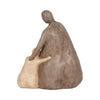 Resin 10" Parent and Child - Brown|Parent et enfant de 10 po en résine - brun
