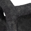 6" Textured Open Square Cube - Black | Cube ouvert texturé de 6 po - noir