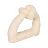 11" Knot with Open Cut-Out Sand Glaze - Ivory | Nœud de 11 po avec glacis de sable et découpe - ivoire