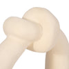 11" Knot with Open Cut-Out Sand Glaze - Ivory | Nœud de 11 po avec glacis de sable et découpe - ivoire