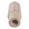 5" x 2" Raw Edge Travertine Taper Holder - Tan | Bougeoir de 5 po x 2 po en travertin à bord brut - tan