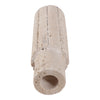 7" x 2" Raw Edge Travertine Taper Holder - Tan | Bougeoir de 7 po x 2 po en travertin à bord brut - tan