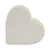 8" Textured Ecomix Heart - Ivory | Cœur texturé Ecomix de 8 po - ivoire