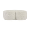 8" Textured Ecomix Heart - Ivory | Cœur texturé Ecomix de 8 po - ivoire