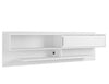 Manhattan Comfort Astor 70.86" Modern Floating Entertainment Center with Media Shelves - White|Meuble audio-vidéo flottant moderne Astor de Manhattan Comfort de 70,86 po avec tablettes multimédias - blanc