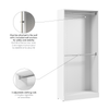 Bestar Florence 35" Modular Double Hanging Closet System - White|Système de garde-robe modulaire à 2 espaces pour suspendre Florence de Bestar de 35 po - blanc