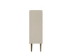 Manhattan Comfort Bogart Mid-Century Modern Accent Cabinet - Off-White & Natural|Armoire décorative Bogart de Manhattan Comfort de style moderne du milieu du 20e siècle - blanc cassé et naturelle