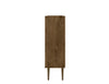 Manhattan Comfort Bogart Mid-Century Modern Accent Cabinet - Rustic Brown & Natural|Armoire décorative Bogart de Manhattan Comfort de style moderne du milieu du 20e siècle - brun rustique et naturelle