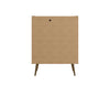 Manhattan Comfort Bogart Mid-Century Modern Accent Cabinet - Rustic Brown & Natural|Armoire décorative Bogart de Manhattan Comfort de style moderne du milieu du 20e siècle - brun rustique et naturelle