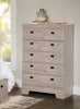 Yorkdale Bedroom Chest of Drawers, 5-Drawer, 31.1"W x 47.4"H, Made in Canada - White | Commode verticale Yorkdale de 31,1 po (L) x 47,4 po (H) à 5 tiroirs pour la chambre à coucher, fabriquée au Canada - blanche