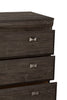 Yorkdale Grey Chest - {Contemporary} style Chest in Alabaster Oak {Engineered Wood}