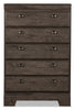 Yorkdale Grey Chest - {Contemporary} style Chest in Alabaster Oak {Engineered Wood}