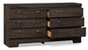 Yorkdale Grey Dresser - {Contemporary} style Dresser in Alabaster Oak {Engineered Wood}