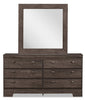 Yorkdale Bedroom Dresser Mirror, Made in Canada - Grey | Miroir de commode de chambre à coucher Yorkdale, fabriqué au Canada - gris