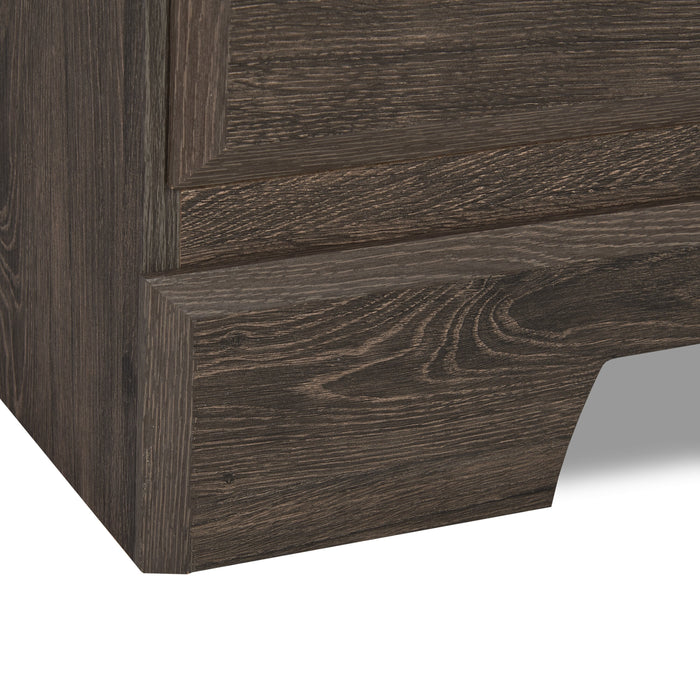 Yorkdale Bedroom 6-Drawer Dresser, 61.4\"W x 32.3\"H, Made in Canada - Grey