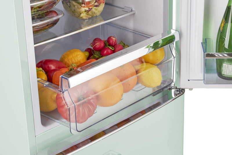 Classic Retro by Unique 9 Cu. Ft. Bottom Freezer Refrigerator - UGP-275L LG AC
