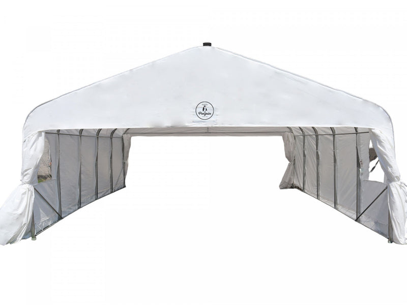 Gazebo Penguin Deluxe Double Car Shelter 18 ft x 20 ft.