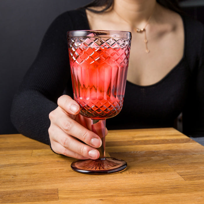 Arimi Claire Goblet Set 6-piece Pink