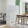 Homcom 5.5' 6 Panel Room Divider Folding Privacy Screen Panels, White|Homcom Separateur De Piece A 6 Panneaux, Ecran De Confidentialite De 5,6'