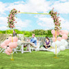 Outsunny Wedding Arch, Metal Arch Backdrop Stand For Birthday Party, Gold