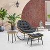 Benson Modern 3-Piece Lounge Chair Set in Gray | Ensemble moderne Benson de 3 fauteuils lounge en gris