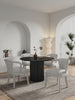 Hathaway and Palmer Modern Industry Chic 5-Piece Dining Set in Gold Dust and Black Dining Room Set | Ensemble de salle a manger chic industriel moderne Hathaway et Palmer 5 pieces, finition Poussiere d’or et noir