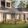 Outsunny 10' X 10' Pop Up Canopy Tent Gazebo With Removable Mesh Sidewall|Outsunny 10 'x 10' Tente Gazebo Avec Paroi Laterale En Maille Amovible