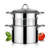 Arimi Milano 7-piece Italian Stainless Steel Cookware Set | Arimi Milano Batterie De Cuisine Italienne 7 Pieces En Acier Inoxydable