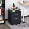 Homcom Filing Cabinet With Lock And Hanging Rail|Homcom Classeur Avec Serrure Et Rail De Suspension