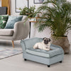 Pawhut Pet Sofa Dog Couch Chaise Lounge Pet Bed With Storage Function Small Sized Dog Various Cat Sp|Canape Chien Chat Sur Pied Avec Coffre De Rangement Style Moderne Coussin D'assise Amovible Grand Co