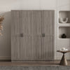 Cornelia Modern 30" Storage Cabinet in Gray (7-Shelf) - Set of 2 Bookcase | Armoire de rangement Cornelia Modern 30" en gris (7 etageres) - Lot de 2