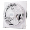 BFP Series BLACK+DECKER 9-Inch Frameless Box Fan, 3-Speed Settings, BFB09W, White Fan Tabletop | Ventilateur de table sans cadre BLACK+DECKER serie BFP, 9 pouces, 3 vitesses, BFB09W, blanc
