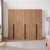 Lee Modern 32" Wardrobe Closet in Golden Brown - Set of 3 Armoire | Armoire moderne Lee 32" en brun dore - Ensemble de 3