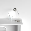 Dainolite LED Table Lamp 5w Satin Chrome Finish|Lampe de table de Dainolite avec fini chromé satiné et ampoule à DEL de 5 W