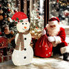 Outsunny Lighted Snowman, Outdoor Christmas Decoration with LED Lights