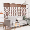 Homcom 4-panel Woven Wicker Room Divider 6ft|Homcom Separateur De Piece En Osier Tisse A 4 Panneaux 6ft