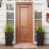 Costway 23" Tall Planter Set Of 2 For Indoor/ Outdoor Use Large Self-watering Plant Pot Brown