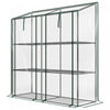 Outsunny Mini Greenhouse With 3 Tier 6 Shelves Portable Green House, Clear|Outsunny Mini Serre Avec 3 Etages 6 Etageres Serre Portable, Transparent