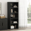 Rivington Modern 28" Open Bookcase in Black | Bibliotheque ouverte moderne Rivington 28" en noir