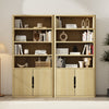Rivington Modern 40" Bookcase Cabinet in Natural Oak - Set of 2 | Armoire bibliotheque moderne Rivington 102 cm en chene naturel - Lot de 2