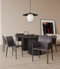 Paris Modern 8-Piece Dining Chair Set in Gray | Ensemble de 8 chaises de salle a manger Paris Modern en gris