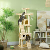 Pawhut 68 Inches Cat Tree, Multi-level Large Cat Tower Condo With Scratching Posts, Perches, Cat Hou|Pawhut 67 Pouces Multi-niveaux Arbre A Gratter Pour Chat Kitty Activity Center Post Tower Condo Meub