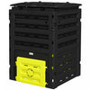Outsunny 120 Gallon Compost Bin, Large Composter With 80 Vents, Yellow|Outsunny Poubelle A Compost De 120 Gallons, Avec 80 Aerations, Jaune