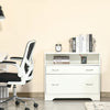 Vinsetto 2 Drawers File Cabinet With Hanging Rail|Vinsetto Classeur 2 Tiroirs Avec Rail De Suspension