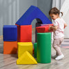 Soozier 11 Piece Soft Play Blocks Kids Climb And Crawl Gym Toy Foam Building And Stacking Blocks Lea|Soozier 11 Pieces Blocs De Jeu Souples Enfants Grimper Et Ramper Jouet De Gymnastique Blocs De Const