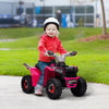 Aosom 6v Kids Atv Quad, Battery Powered Ride-On Electric Vehicle For Kids With Wear-resistant Wheels|Aosom Quad 6 V Pour Enfants, Vehicule Electrique Alimente Par Batterie Pour Enfants Avec Roues Resis