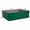 Costway 40"x32" Patio Raised Garden Bed Vegetable Flower Plant Dark Green New