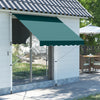 Outsunny 6.6'x5' Manual Retractable Patio Awning Window Door Sun Shade Deck Canopy Shelter Water Res|Outsunny Store Banne Manuel Retractable Inclinaison Reglable Installation Rapide Metal Alu Polyester