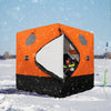 Outsunny Insulated Ice Fishing Shelter With Carry Bag For 2-3 Person