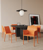 Paris Modern 8-Piece Dining Chair Set in Coral | Ensemble de 8 chaises de salle a manger Paris Moderne en corail